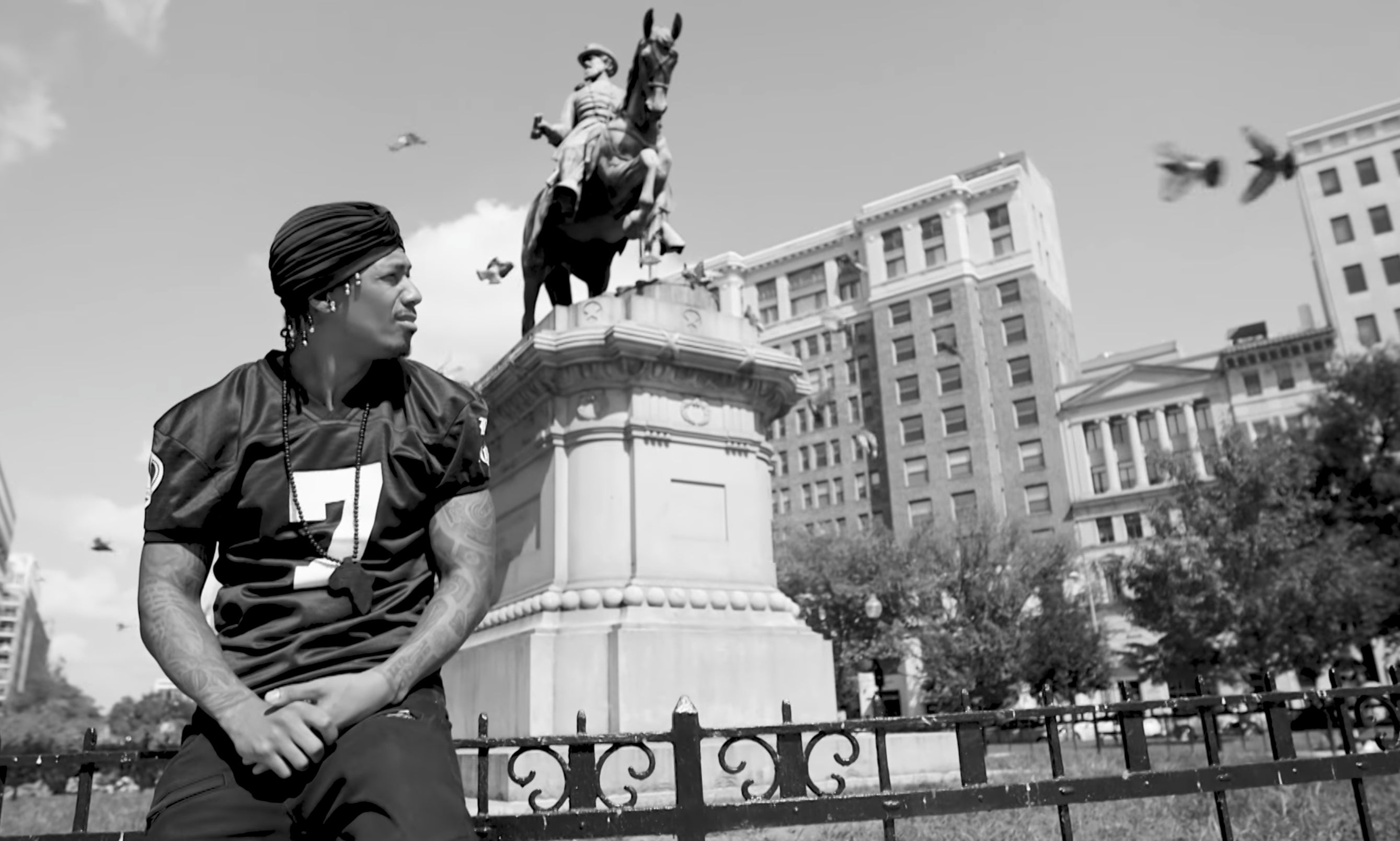 ICYMI: Nick Cannon Joins #TakeTheKnee Protest With A Chilling Video Message You Have To See
